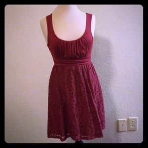 Maroon maitai casual dress